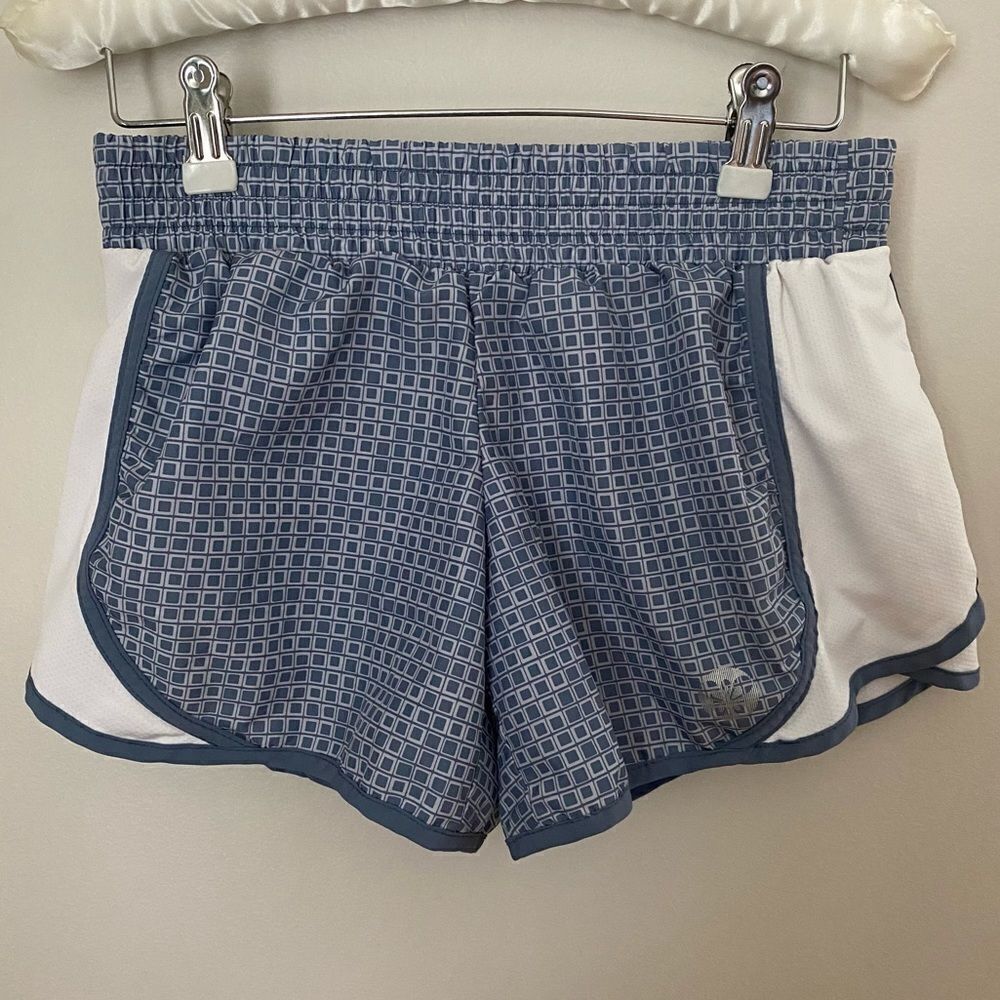 Old Navy Shorts Athletic Blue Patterned Pocket
